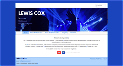 Desktop Screenshot of lewiscox.net